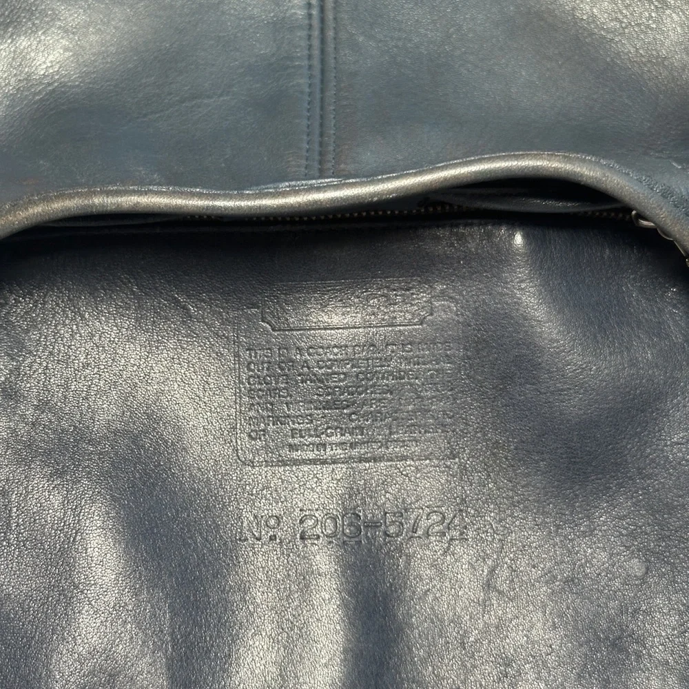Coach navy Lula legacy 1990s vintage Drawstring Bucket Bag